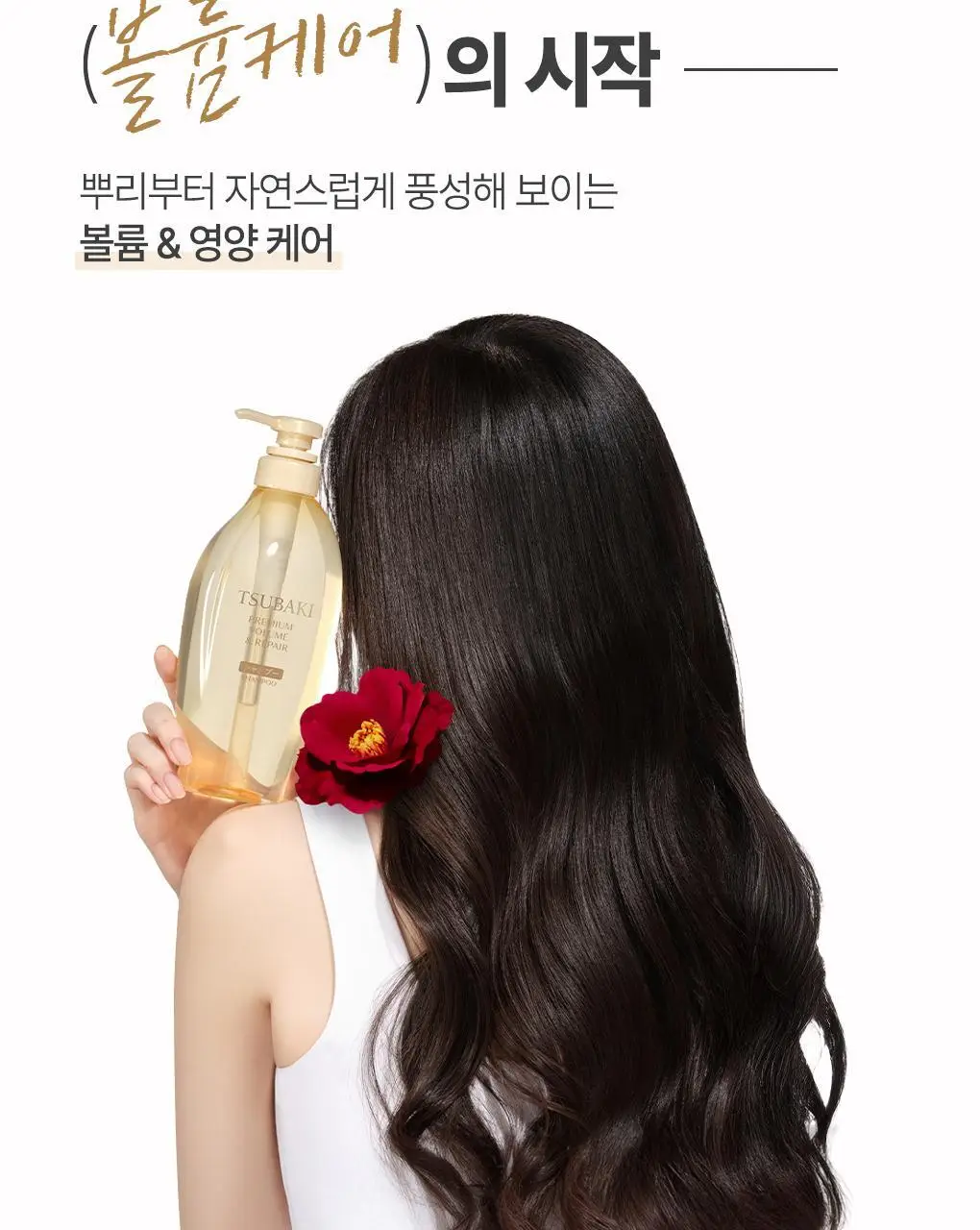 [뿌리볼륨 풀케어] 츠바키 프리미엄 볼륨 & 리페어 샴푸 컨디셔너 2종 기획 상세페이지 6